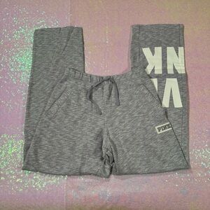 gray victoria's secret PINK lounge sweatpants